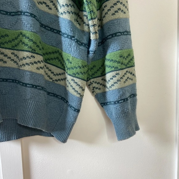 Vintage IL Granchio 90s Jumper Abstract Pattern Large - Picture 3 of 9